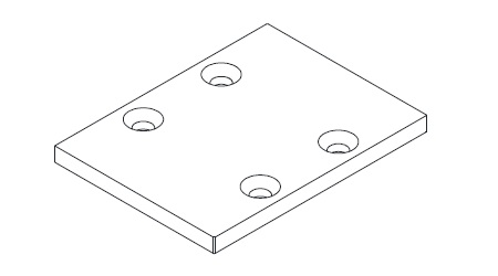 Krytka pro profil 8541 RAL9010CM