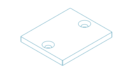 Krytka pro profil 8540 RAL9010CM