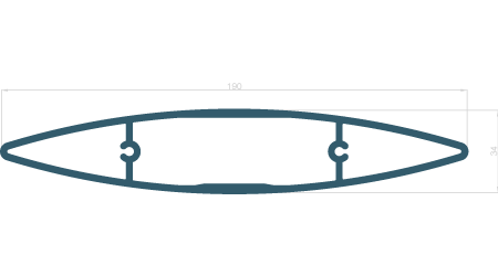 Lamela 190mm